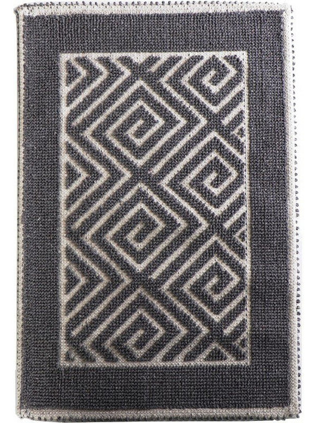 Espiel Labyrinth Χαλί Ορθογώνιο Καλοκαιρινό Βαμβακερό 140x200cm Grey