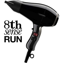 Elchim 8TH Sense Run Digital Επαγγελματικό Πιστολάκι Μαλλιών Ionic 2400W Black