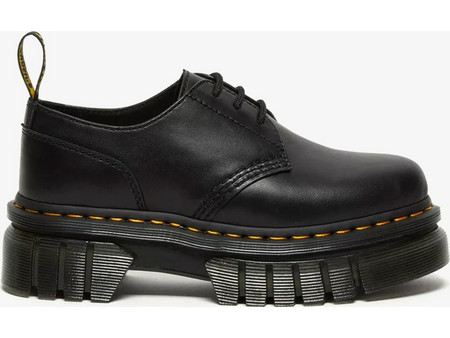 DR. MARTENS Women Audrick Platform 3-eye Leather Shoes - BLACK - 27147001