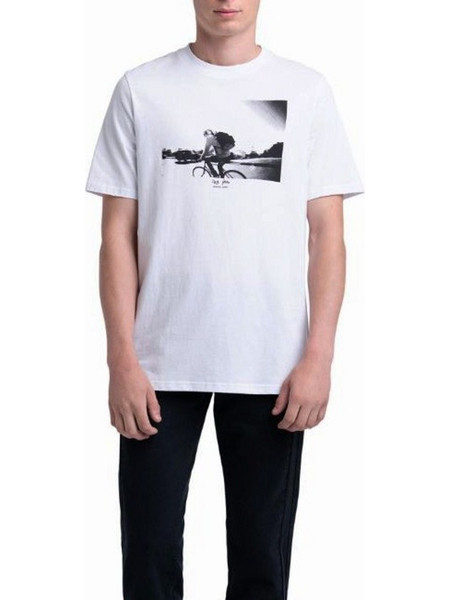 HERSCHEL Men M Tee First Photo - BRIGHT WHITE - 50027-00560