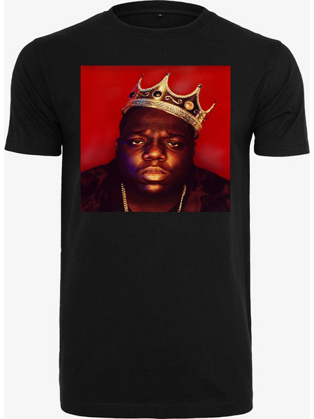MERCHCODE Men Notorious Big Crown Tee - BLACK - MC393-00007