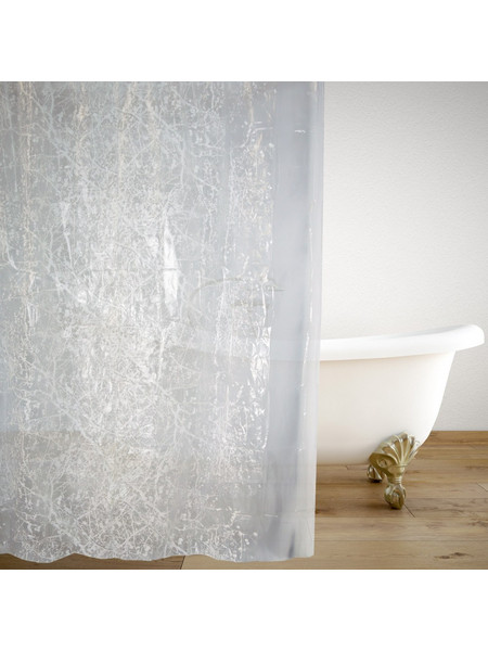 ΚΟΥΡΤΙΝΑ ΜΠΑΝΙΟΥ PVC CLEAR LINES 180(Μ)X180(Υ)