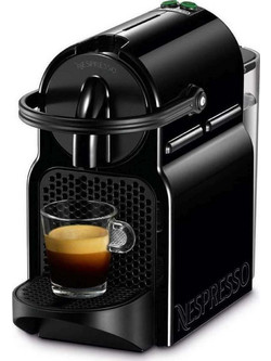 Nespresso Original Inissia Καφετιέρα Espresso για Kάψουλες 19bar Black