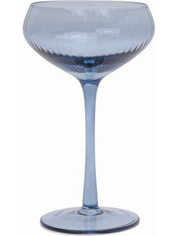 The Lou Coupe Glass | Σετ με 2 Blue ποτήρια