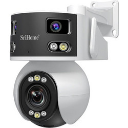 Sricam Srihome SH055 IP Κάμερα Ασφαλείας Wi-Fi 8MP 2K Αδιάβροχη Νυκτός με Αμφίδρομη Επικοινωνία