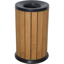 ΚΑΔΟΣ ΑΠΟΡΡΙΜΑΤΩΝ Ξύλινος 70Lt Φ47x76cm OEM TRC-30.20.031 - OEM