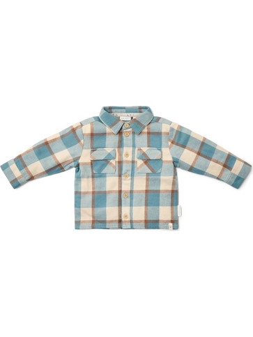 Little Dutch CL2509-153 Little Dutch Παιδικό πουκάμισο μακρυμάνικο Stone Blue Check