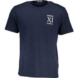 BIKKEMBERGS MEN'S SHORT SLEEVED T-SHIRT BLUE Μπλε