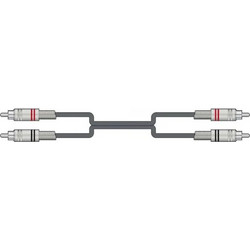 2R-2R050 Καλώδιο Ήχου 2 x RCA - 2 x RCA 0.5m (Τεμάχιο)