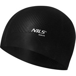 Σκουφάκι Σιλικόνης Nils Aqua NQC Μαύρο με Dots - 11-30-061