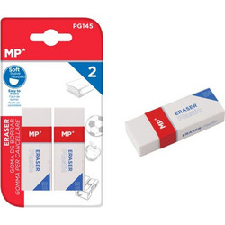 MP γόμα PG145, 65 x 23mm, λευκή, 2τμχ