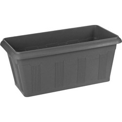Ζαρντινιέρα Πλαστική Ανθρακί 60x28x26cm - 35lt