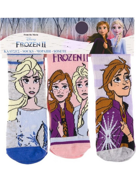 Κάλτσες Χειμερινές για Κορίτσι Frozen 2 - 3 τμχ