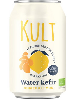 Kult Bio Κεφίρ Νερού με Ginger & Λεμόνι 330ml