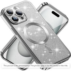 Techsuit Luxury Glitter MagSafe Θήκη Samsung Galaxy A17 4G / A17 5G / M17 Silver