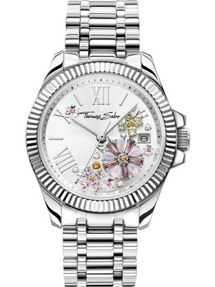 Thomas Sabo Ανδρικό Ρολόι με Ασημί Μεταλλικό Μπρασελέ WA0387-201-201-42