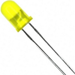 LED 5mm Yellow Diffused