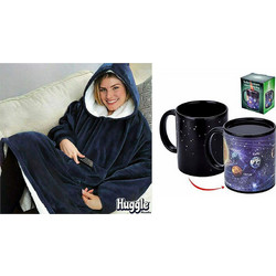 Bundle Cozy Νύχτας - Κουβέρτα Huggle & Μαγική Κούπα