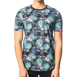 Paco & Co Men's T-Shirt 2331026 Blk Floral