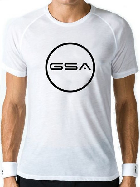 GSA Men's Superlogo Tee Circle 17-19031 White