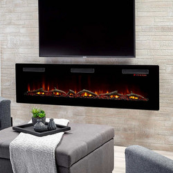 Dimplex Sierra 72 Ηλεκτρικό Τζάκι Τοίχου 1600W Μ182.9xΥ49.5xΒ13.2cm