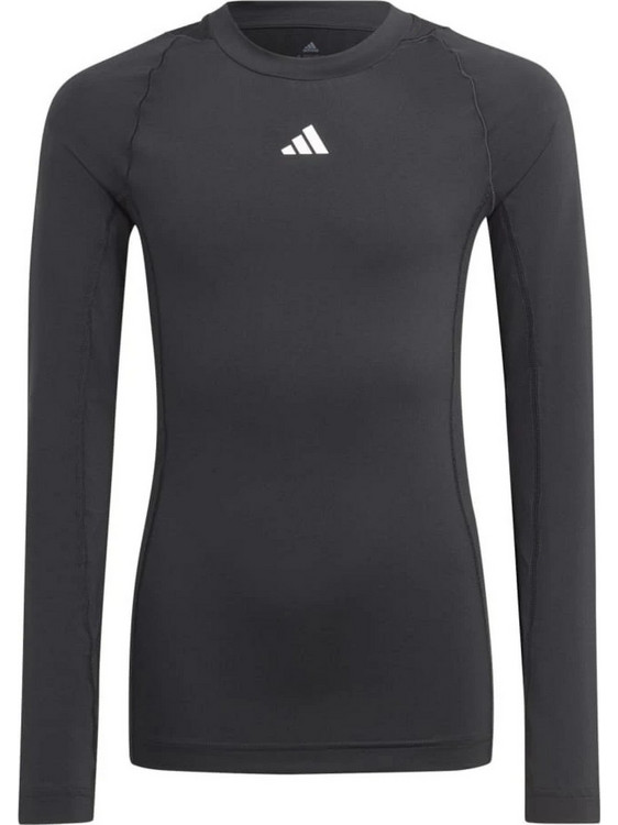 Adidas Techfit Aeroready Παιδικό T-Shirt Μακρυμάνικο Μαύρο IA2025