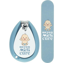 BETER MINI CURE CUIDADO UNAS BEBES AZUL set 2 pz