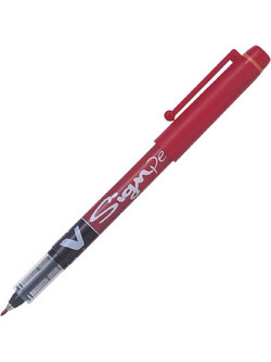 Pilot V-Signpen Στυλό Υγρής Μελάνης 0.6mm Κόκκινο SW-VSPR