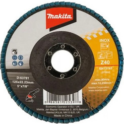 Makita Flap Disc 125mm Z40