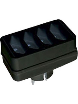 LED Φωτάκι Νυχτός με Διακόπτη 1W Ψυχρό φως LEDNC-ARON-WL