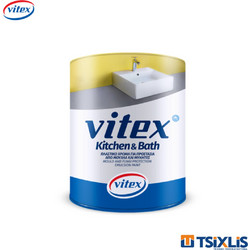 Vitex Kitchen & Bath Αντιμουχλικό Πλαστικό Χρώμα Εσωτερικού Χώρου Λευκό 3lt