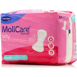 Hartmann MoliCare Premium Lady Pad Σερβιέτες Ακράτειας 4.5 Σταγόνες 14τμχ