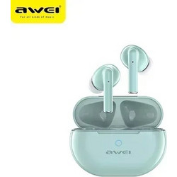 Awei T61 Ακουστικά Bluetooth In Ear Green