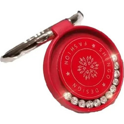 Ring Holder With Faux Diamonds Red