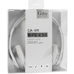 GJBY CA-011 Ασύρματα Bluetooth Ακουστικά On Ear Ασημί