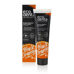 Ecodenta Black Orange Whitening Οδοντόκρεμα για Λεύκανση κατά της Πλάκας Ενεργού Άνθρακα 100ml