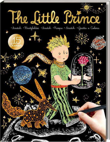 Avenir Παιδικό Βιβλίο Ζωγραφικής Little Prince Scratch Book Α4