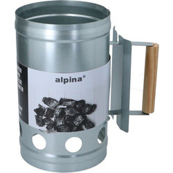 Alpina Δοχείο Εκκίνησης για Κάρβουνα Ψησταριάς, 25.5x16.7x27.4 cm - Alpina Switzerland