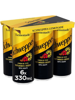 Schweppes Λεμονάδα Περγαμόντο - Ιβίσκος 6x330ml