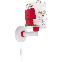 Φωτιστικό Τοίχου Παιδικό Snoopy 76309 E27 15x25cm Multi Ango