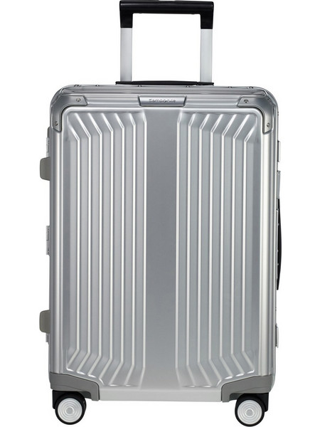 Samsonite LiteBox 122705-1004 Βαλίτσα Καμπίνας 55x40x23cm με 4 Ρόδες Ασημί
