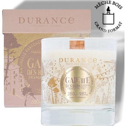 Durance Candle Kings Marzipan Cake Χριστουγεννιάτικο φυτικό κερί με άρωμα αμυγδάλου και ξύλινο φυτίλι 280 gr