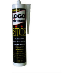 Logo Professional Silic Πανίσχυρη Κατασκευαστική/Δομική Κόλλα Λευκή 300ml