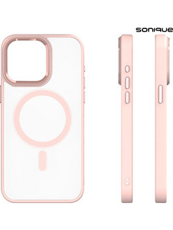 Sonique Magnetic MagMetal Θήκη iPhone 15 Pro Max Pink