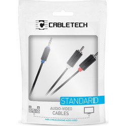 Cabletech DM-3952-1 Καλώδιο Stereo 3.5mm - 2xRCA 1m