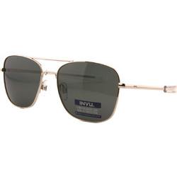 Invu B1206 A Ανδρικά Γυαλιά Ηλίου Aviator Μεταλλικά Ασημί με Γκρι Polarized Φακό
