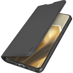 SBS Wallet Smooth Case for Motorola Edge 60 Pro with Flip - Black