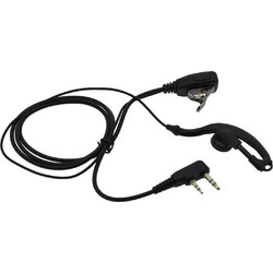 Hands Free Mono Ancus HiConnect με διπλό κονέκτορα 2.5mm & 3.5mm με πλήκτρο απάντησης για Walkie Talkie Μαύρο Bulk