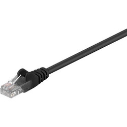Goobay U/UTP Cat.5e Καλώδιο Δικτύου Ethernet 5m Black