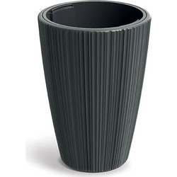 Iliadis Oro Round Κασπώ Πλαστικό Σκούρο Γκρι 30x40cm 774046